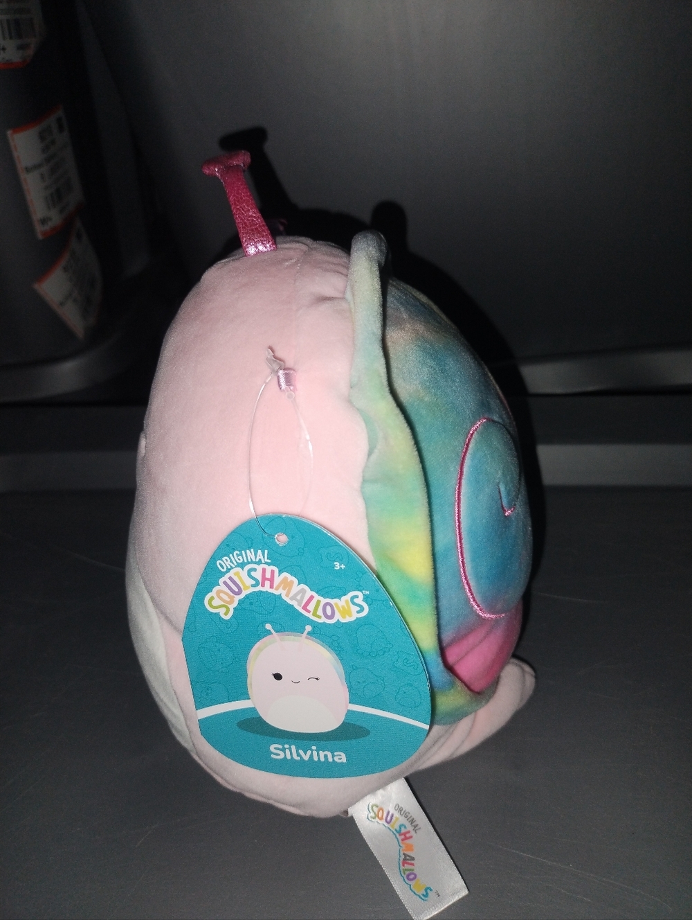 Squishmallows Silvina The Snail 7.5" Plush Toy - Picture 2 of 2